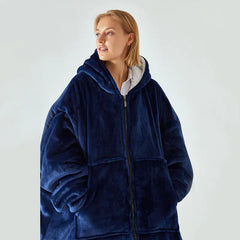 Plush Comfort Hooded Blanket