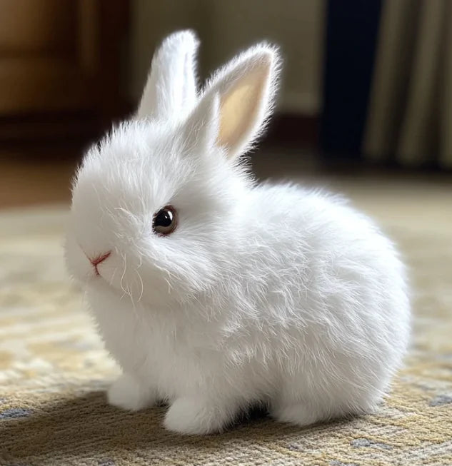Electric Realistic Rabbit Plush