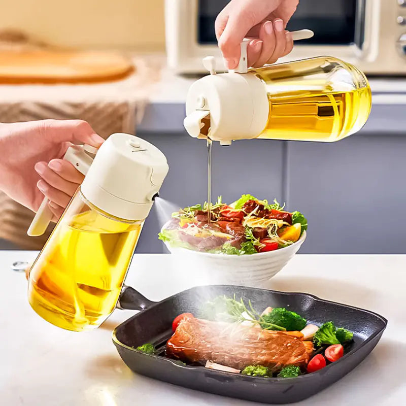 2-in-1 Glass Oil condiment sprayer