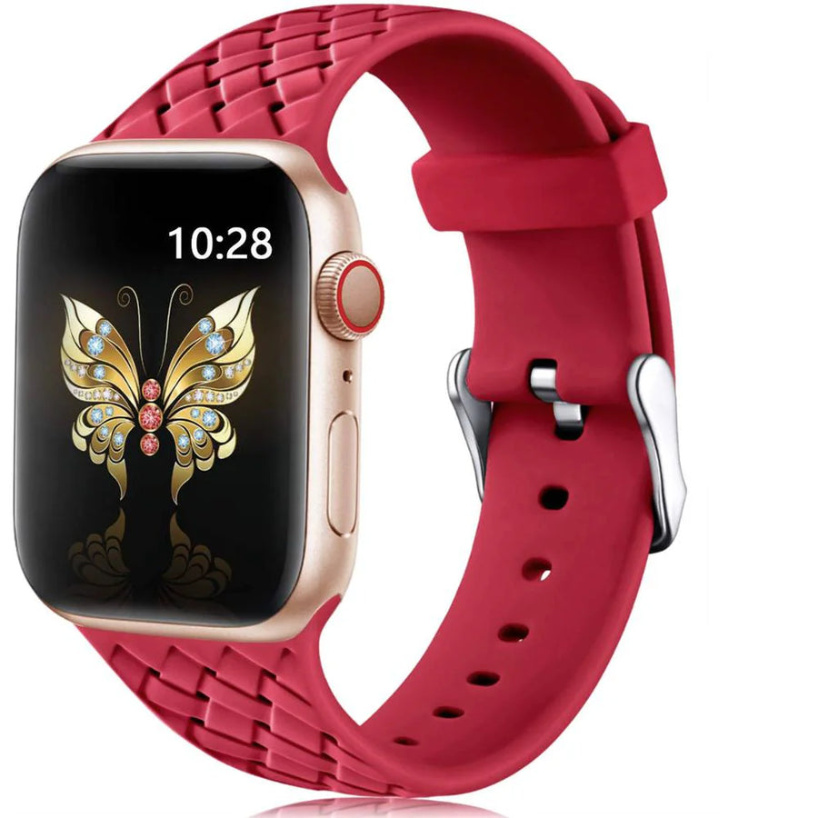 Braided Silicone Smartwatch Band