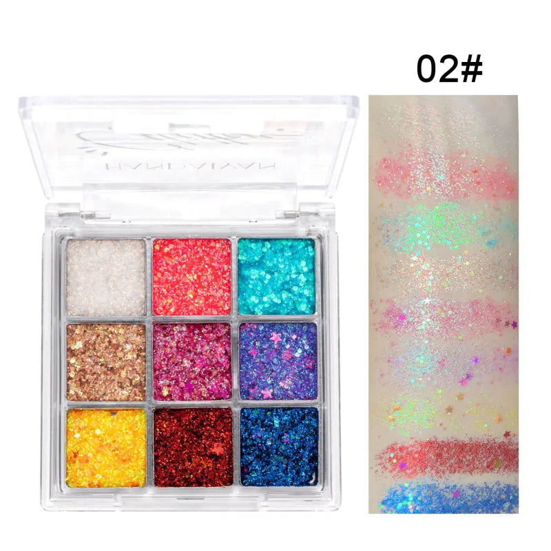 Nine Color Eye Shadow Palette