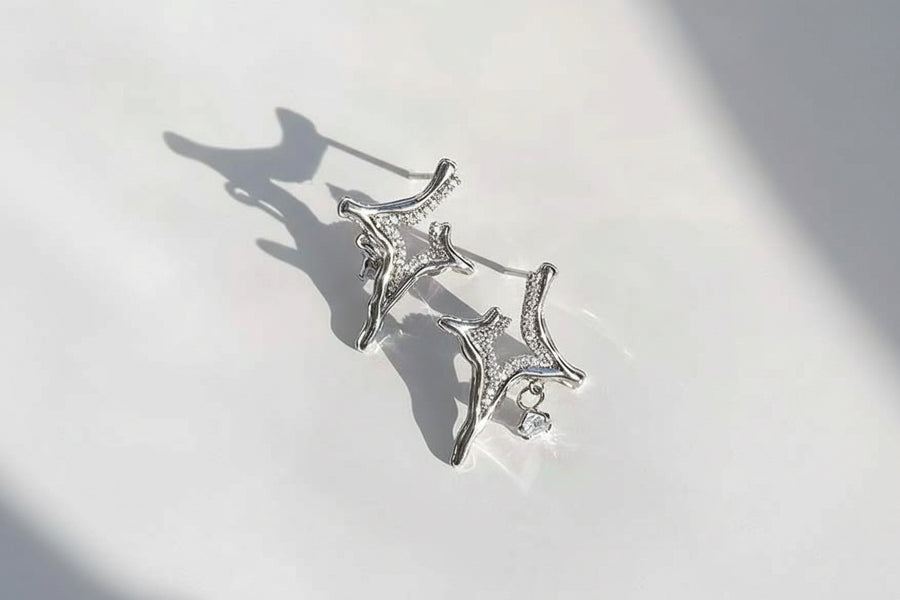 Asterism Rhinestone Earrings