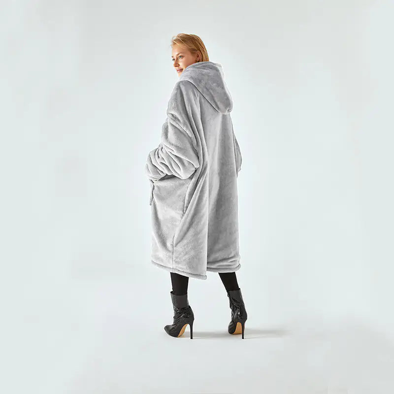 Plush Comfort Hooded Blanket