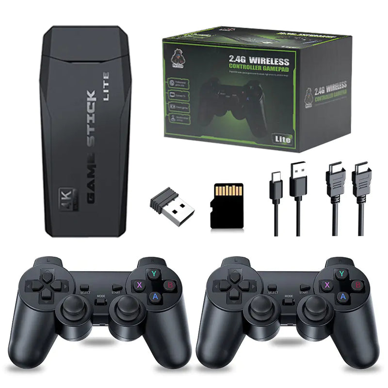 Retro TV Game Console with Dual Controllers (M8)