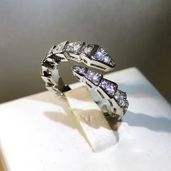 Chic Adjustable Serpent Ring