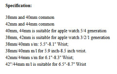 Braided Silicone Smartwatch Band