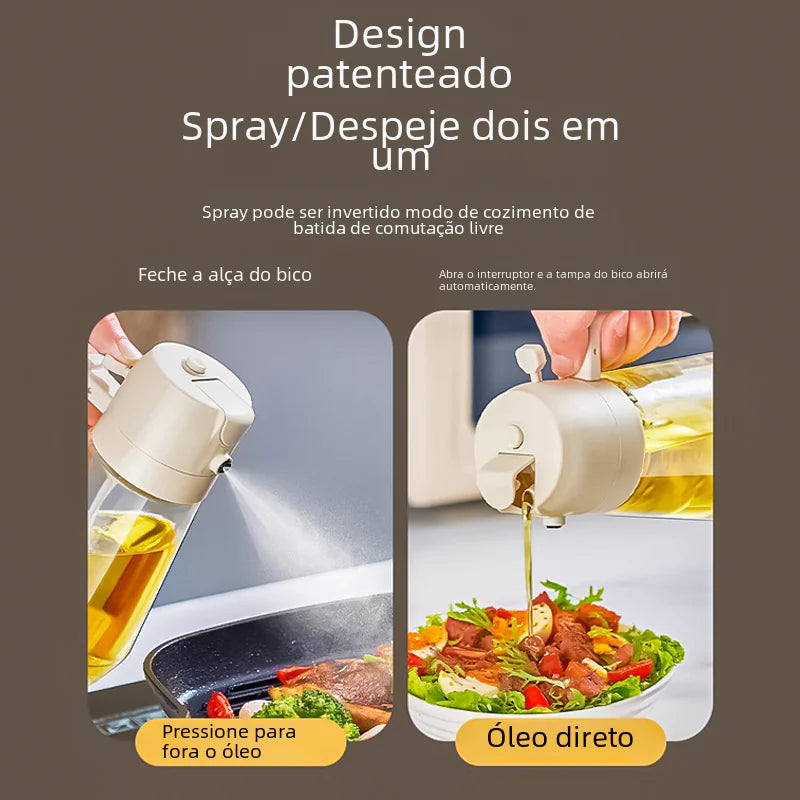 2-in-1 Glass Oil condiment sprayer