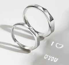 Secret Love Silver Engagement Ring