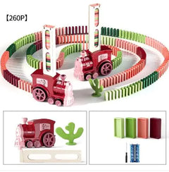 Electric Train Domino Blocks