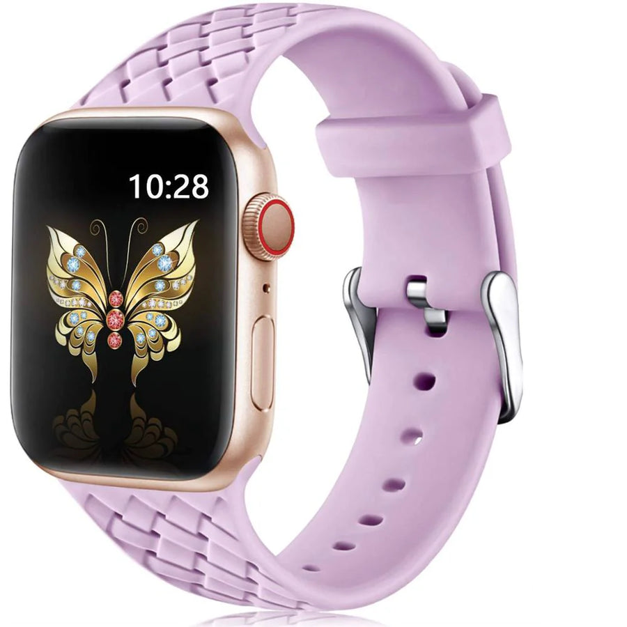 Braided Silicone Smartwatch Band