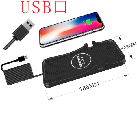 Dual-Function Car Charger Anti-Slip Mat