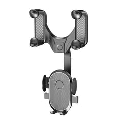 Phone holder with multiple mounting points on a white background